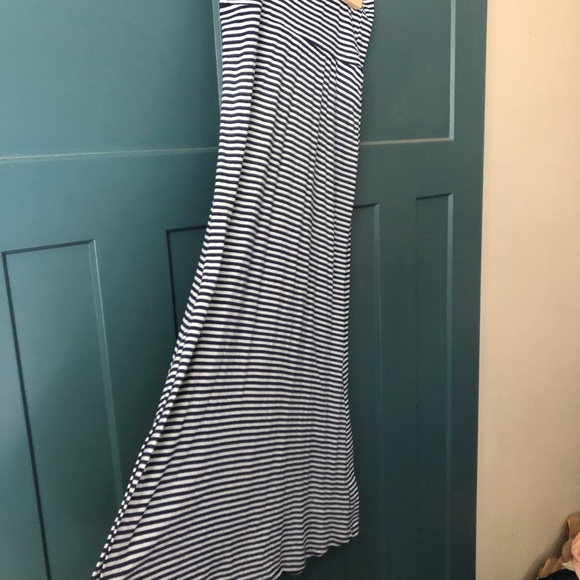 Navy stripe maxi skirt - Picture 2 of 4